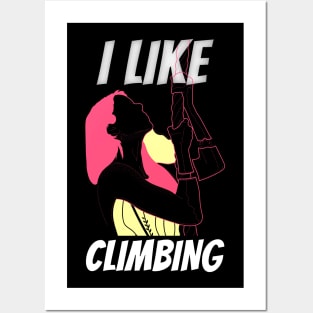 I like climbing Posters and Art